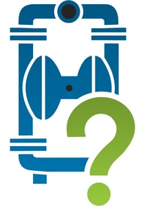 AODD pump graphic with question mark