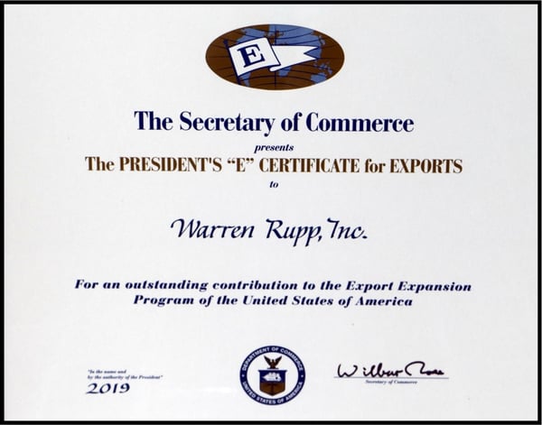E Certificate for Exports