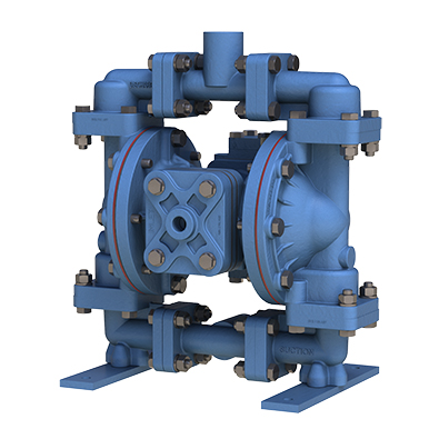 S05 metallic 1/2" AODD ball valve pump