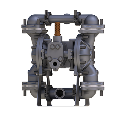 SSB1 metallic 1" AODD ball valve pumps