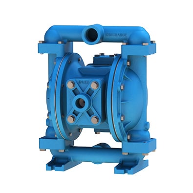 S1F metallic 1" AODD ball valve pump