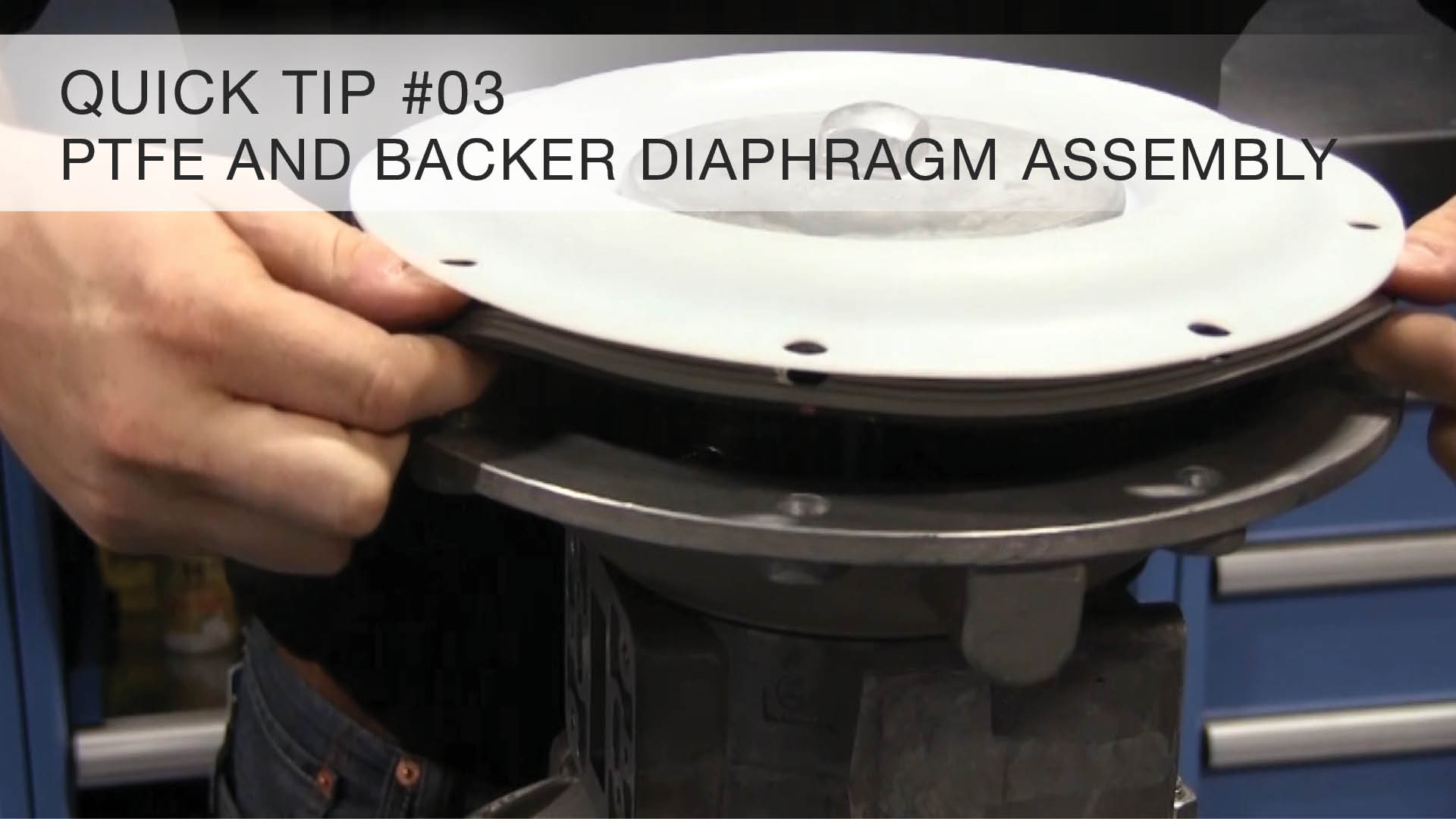 Quick Tip #03 - PTFE and Backer Diaphragm Assembly