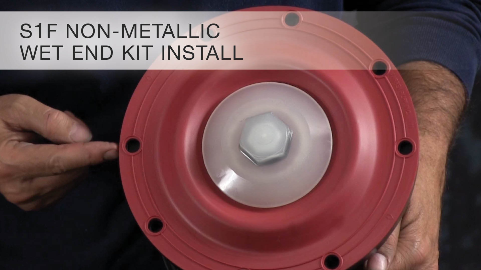 S1F Non-Metallic Wet End Kit Install